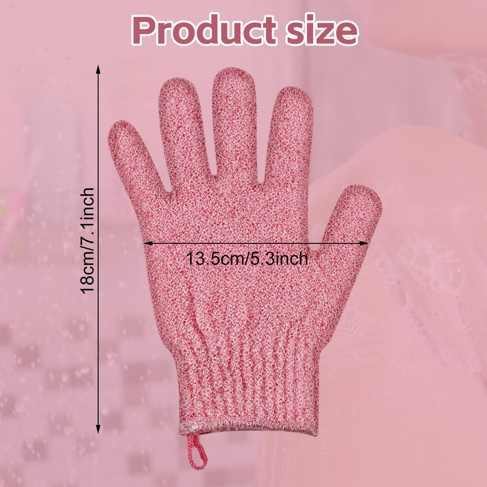 8 PCS Exfoliating Gloves - Image 2