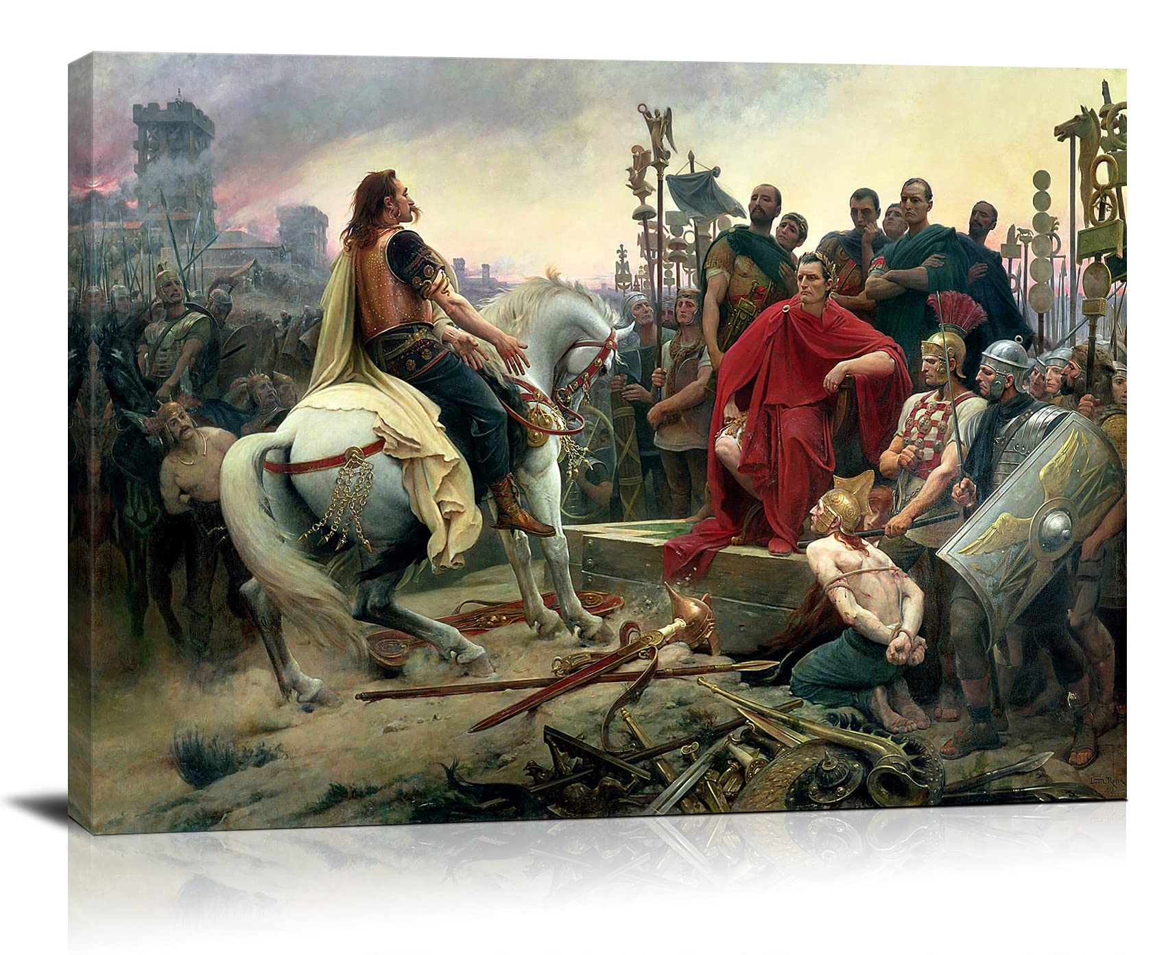 Amazon.com: artprints1stop Canvas Print Wall Art - Vercingetorix