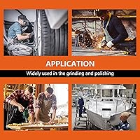 Vista 6 de Juego variado de 240 discos de lijado de 2 pulgadas para amoladora de taladro, herramientas rotativas con 2 placas de soporte de vástago de 1/8
