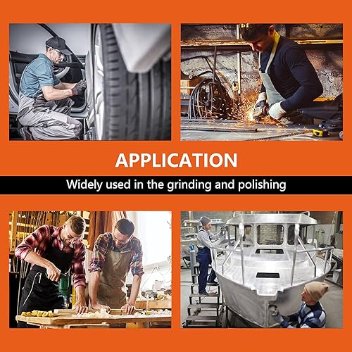 Miniatura 6 de Juego variado de 240 discos de lijado de 2 pulgadas para amoladora de taladro, herramientas rotativas con 2 placas de soporte de vástago de 18 y 14