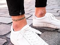 Vista 44 de Made by Nami Surfer Anklet with Snap Hook Clasp Waterproof & Adjustable Thin String Ankle Bracelets for Women and Men Handmade Jewelry for Beach and