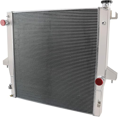 Miniatura 2 de ALLOYWORKS Radiador de aluminio completo de 4 filas de 2.441 in para Dodge Ram 2500 3500 5.9L 6.7L Cummins Turbo Diesel