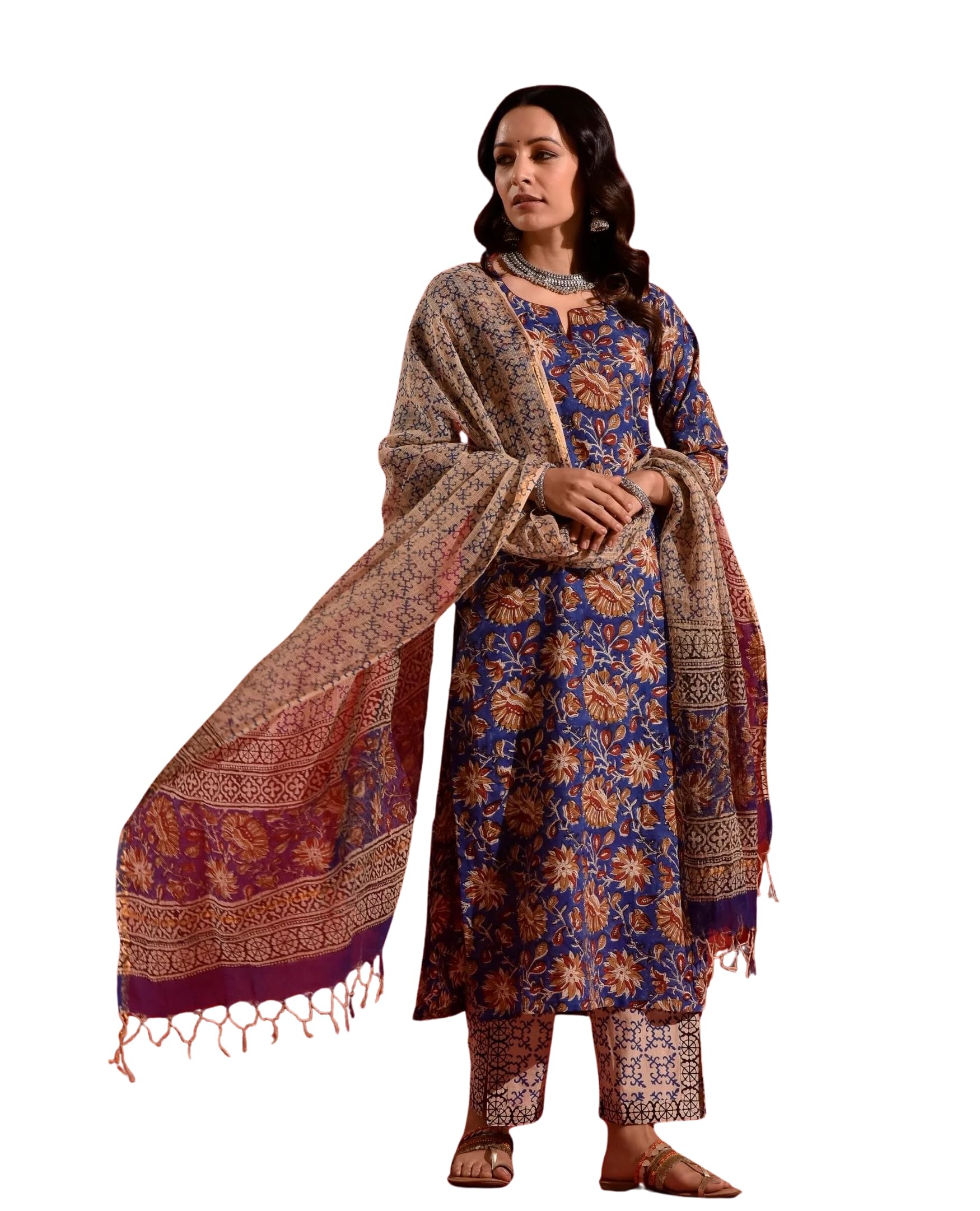 Kalaanj Women Women Rayon Blend Kurta Set