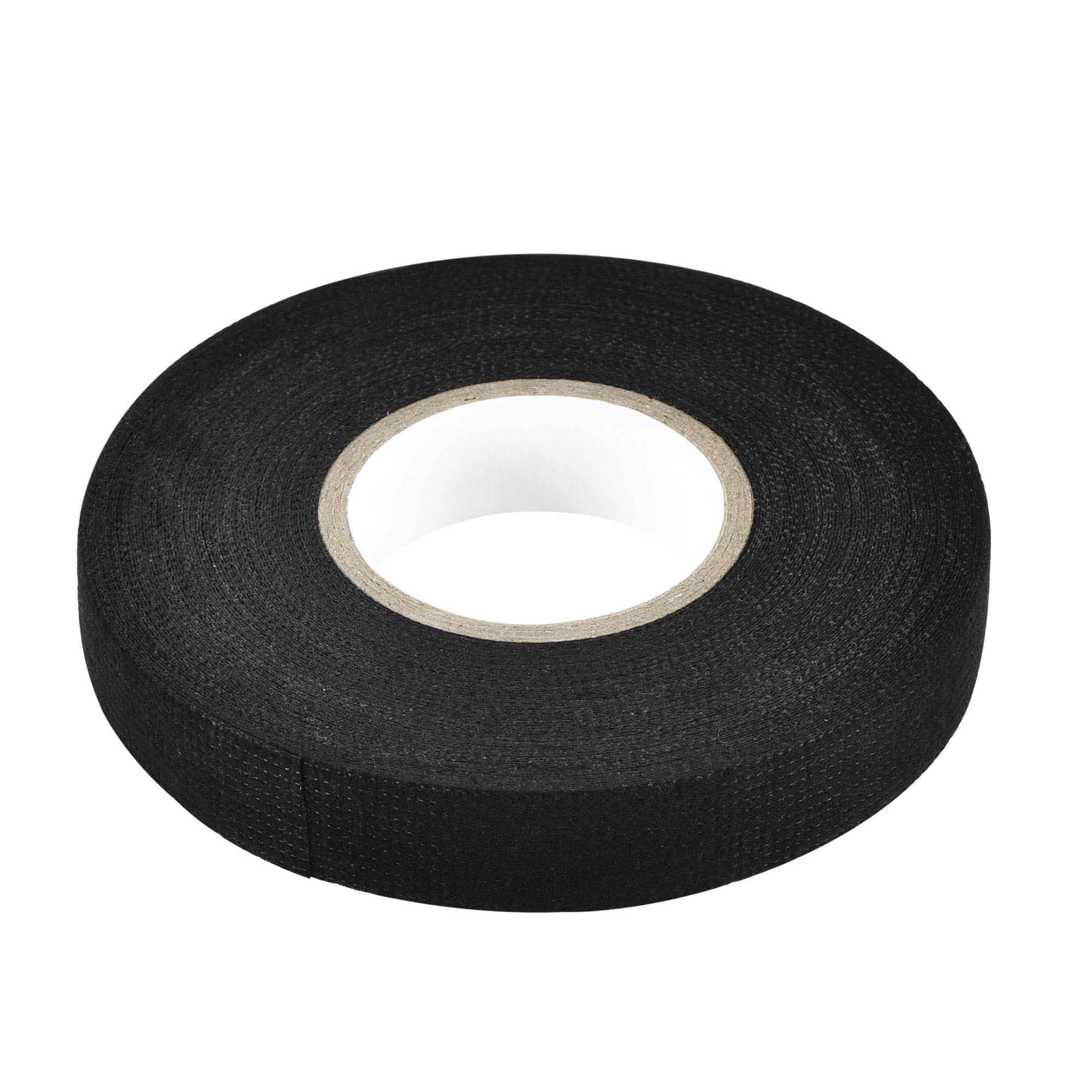 5 Rolls 18m X 19mm Black Adhesive Cloth Fabric Tape Cable Looms Wiring Harness - View #7