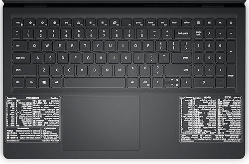 Miniatura 8 de SYNERLOGIC Windows  WordExcel para Windows Guía de referencia rápida para teclado de acceso directo vinilo sin residuos negropequeñocombinado2juegos