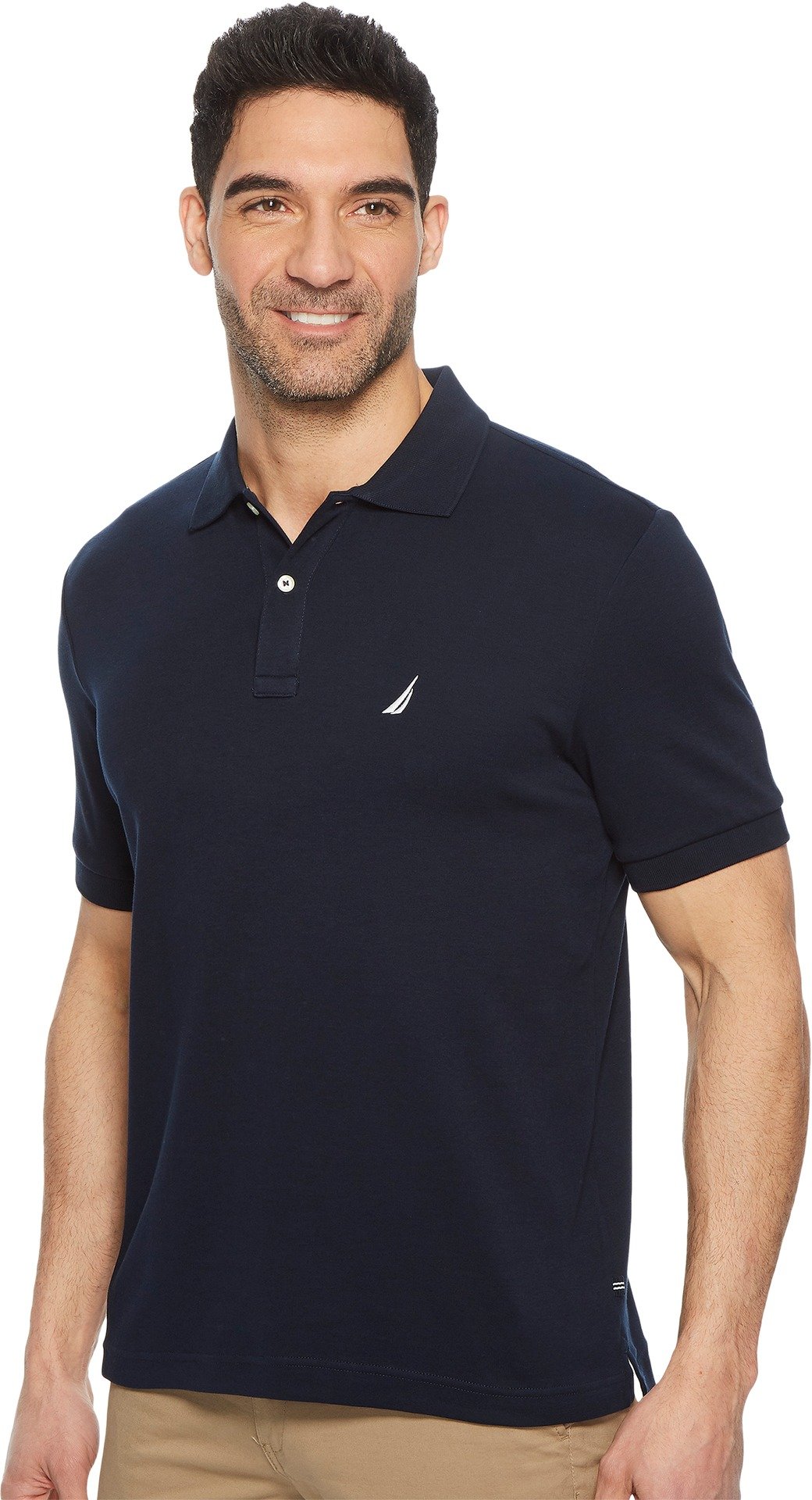 Nautica Herren Classic Fit Short Sleeve Solid Soft Cotton Polo Shirt Polohemd
