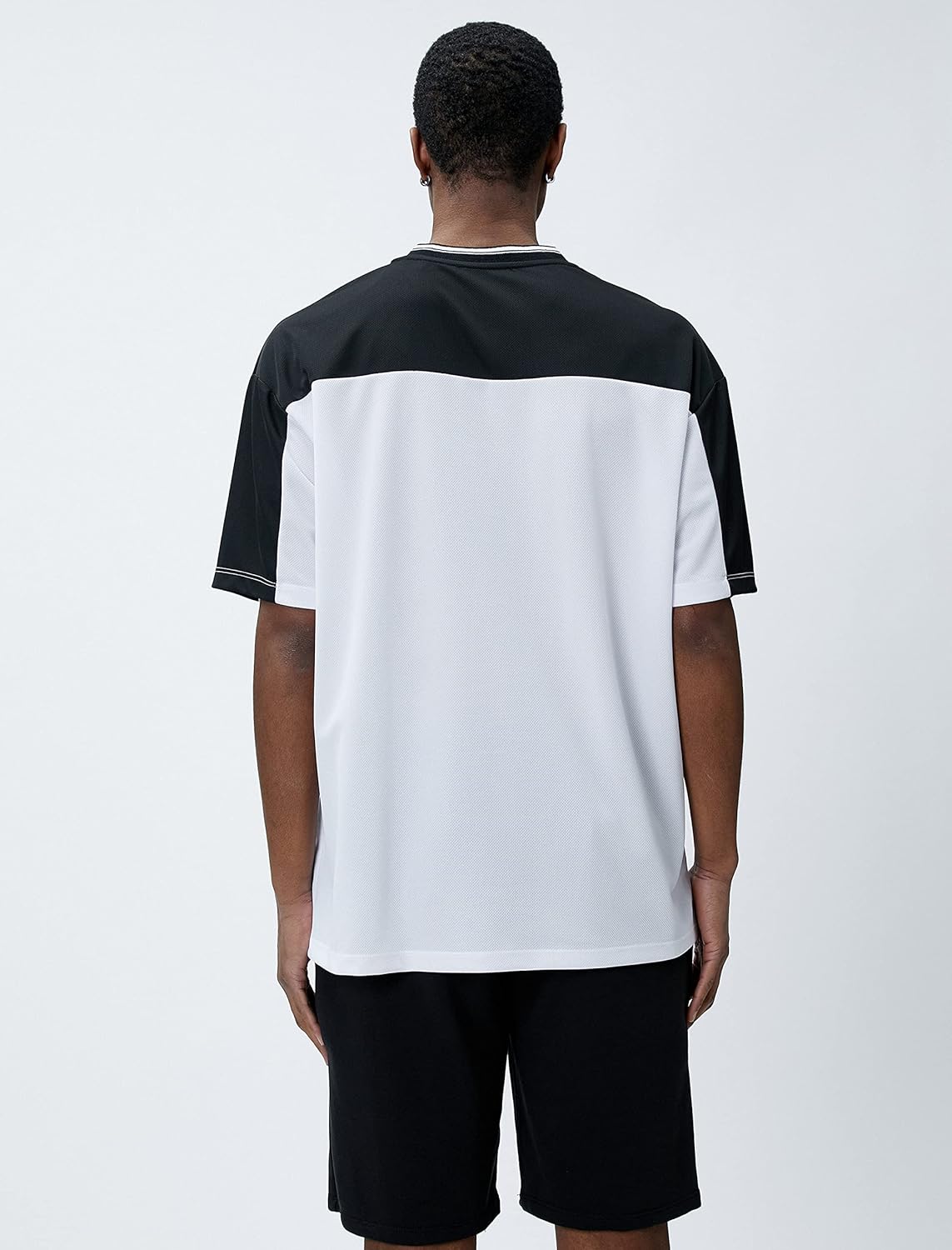 Koton VARSITY SHORT SLEEVE CREW NECK - Camiseta Estampada - Beige