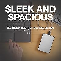 Vista 2 de Unidad de disco duro externo Seagate One Touch de 2 TB con puerto USB 3.0 para PC, laptop y Mac, con 1 año de suscripción a MylioCreate y 4 meses