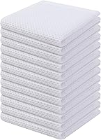 Vista 32 de Kitinjoy - Paños de cocina de 100 % algodón, tela de tejido gofrado, paño de limpieza ultrasuave, absorbente y de secado rápido.