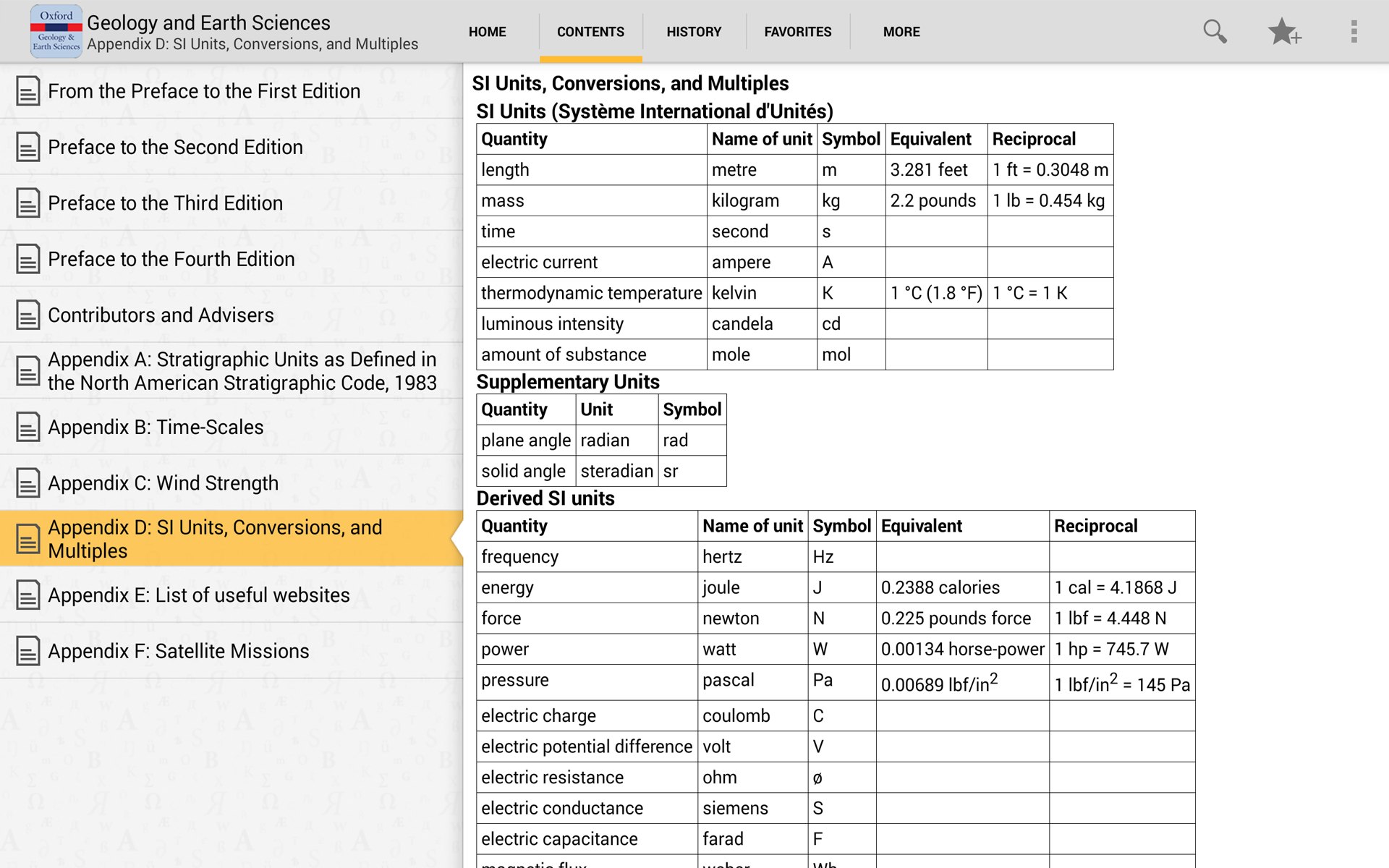 Oxford Dictionary of Geology and Earth Sciences App on Amazon Appstore