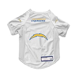 Littlearth NFL Los Angeles Chargers Stretch Pet Jersey,X-Small