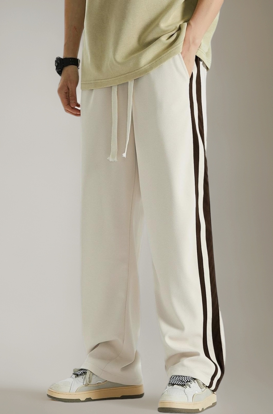 GRECIILOOKS Men's Loose Mid Rise Casual Trousers Pants | Regular | Sports Stylish Treck Pant | Sweatpants (Available in Plus Size and Combo Pack of 2)