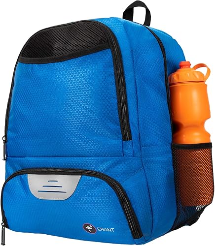 Miniatura 6 de ERANT Mochila atlética  Bolsa deportiva grande de fútbol y baloncesto  Compartimento separado para pelotas y tacos  Diseño duradero  Niños y niñas