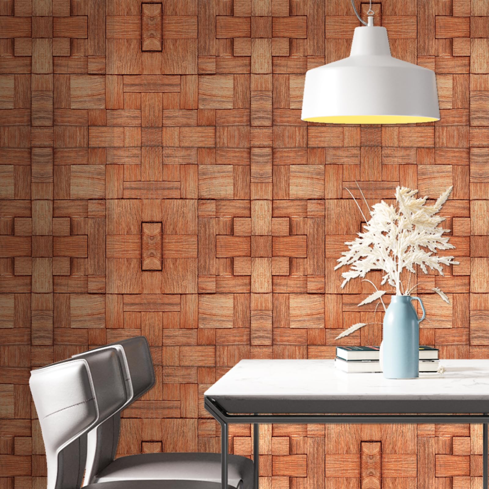 Papier Peint 3D Blocs De Bois - Économisez Avec Solutions Smart Home