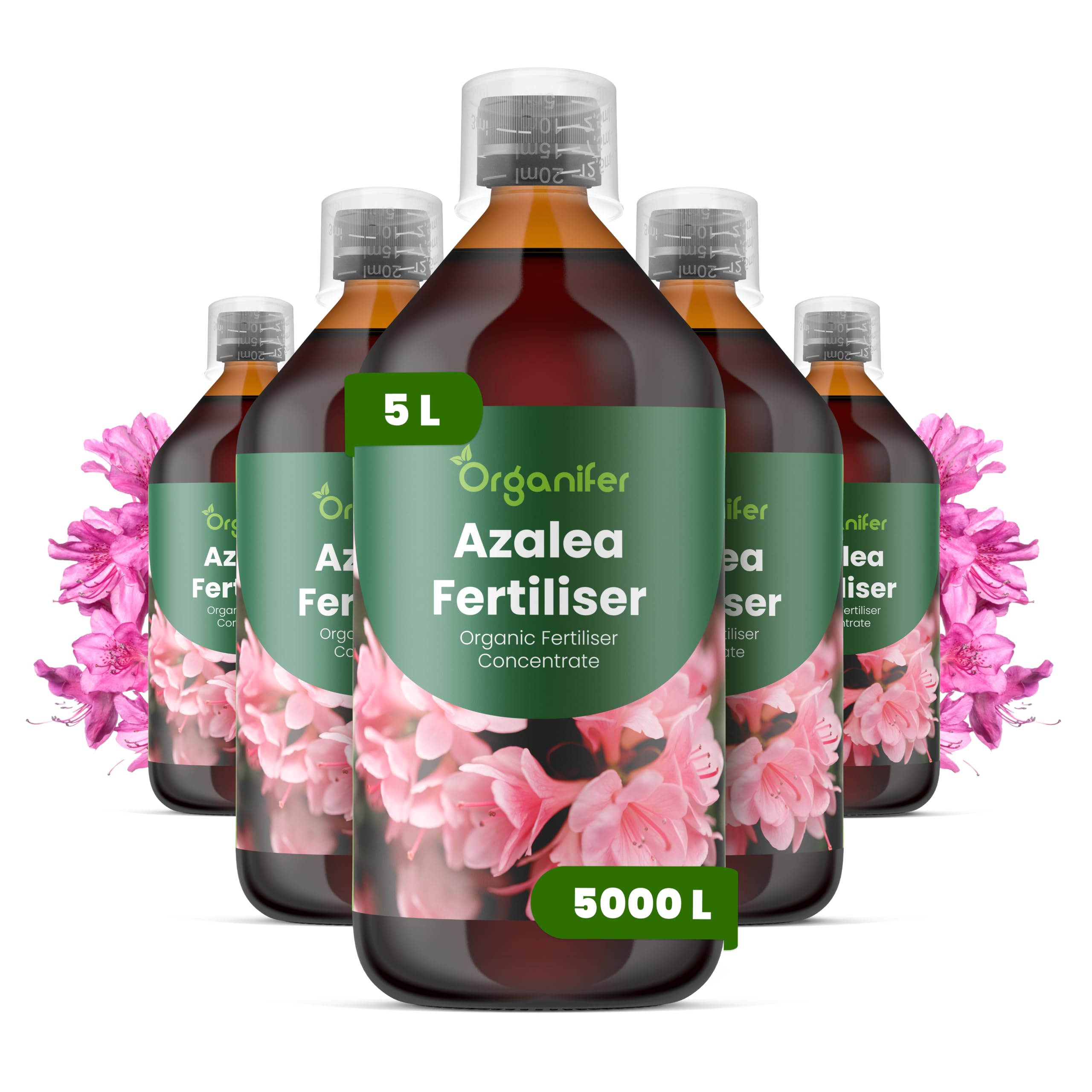 Azalée Engrais Liquide - 5x1L - 3-4-3 NPK