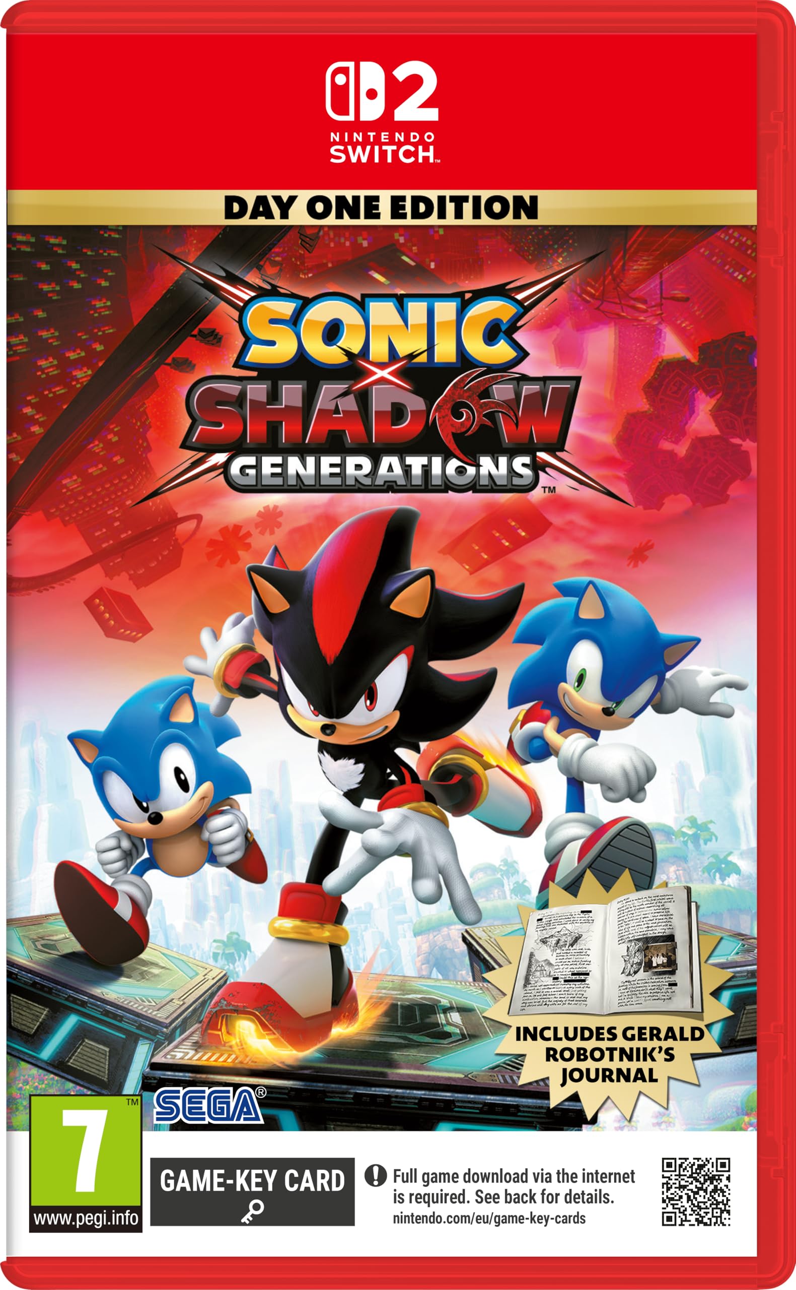 Sonic x Shadow Generations NSW2 PEGI