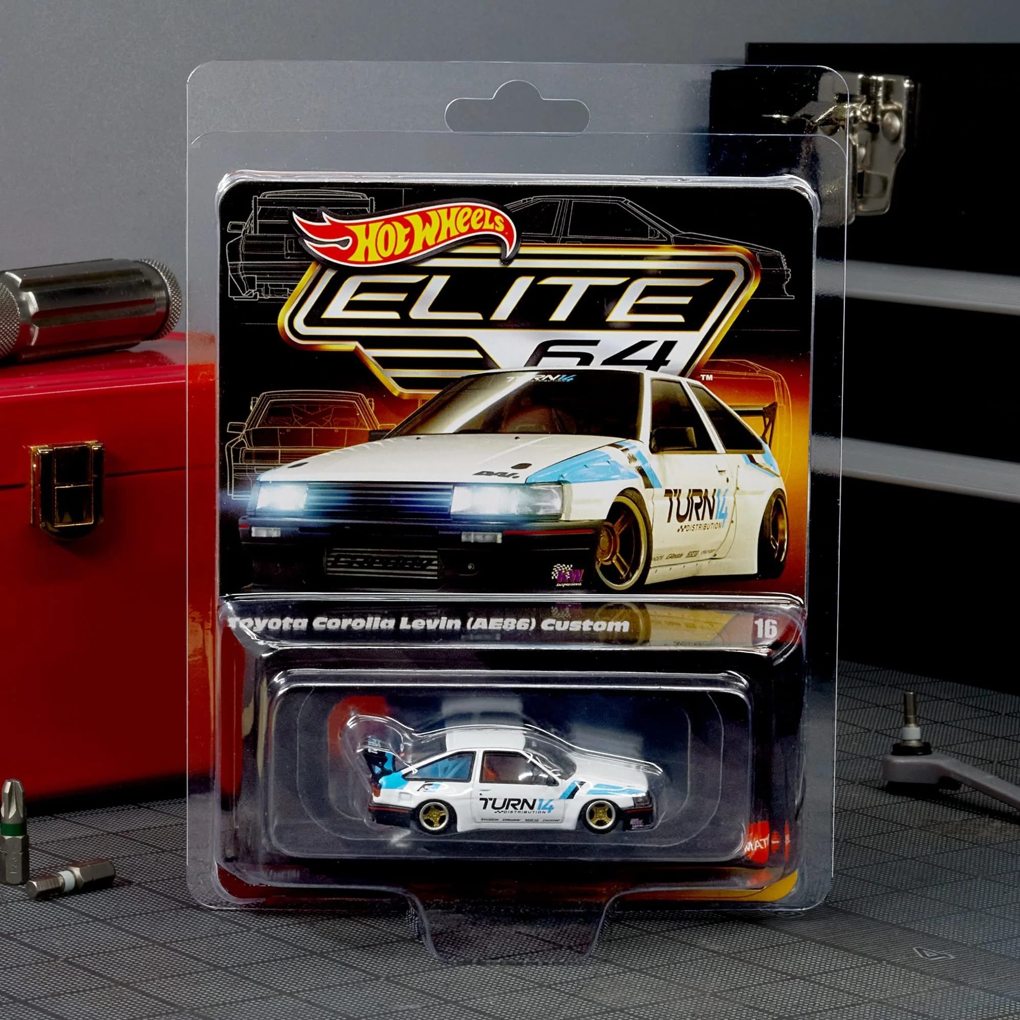 Amazon | Hot Wheelsトヨタカローラレビンエリート64(AE86)カスタム