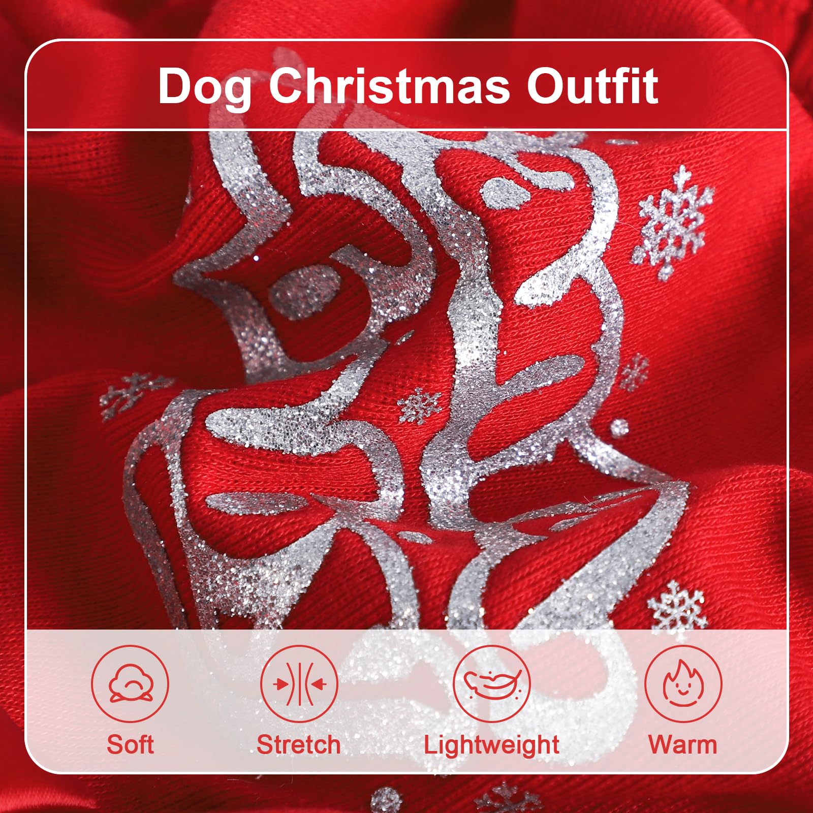 Winterkleid Für Kleine Hunde – Samt & Tüll Prinzessinnenkleid – Mit Puffärmeln & Schleife – Rot (X-Small)