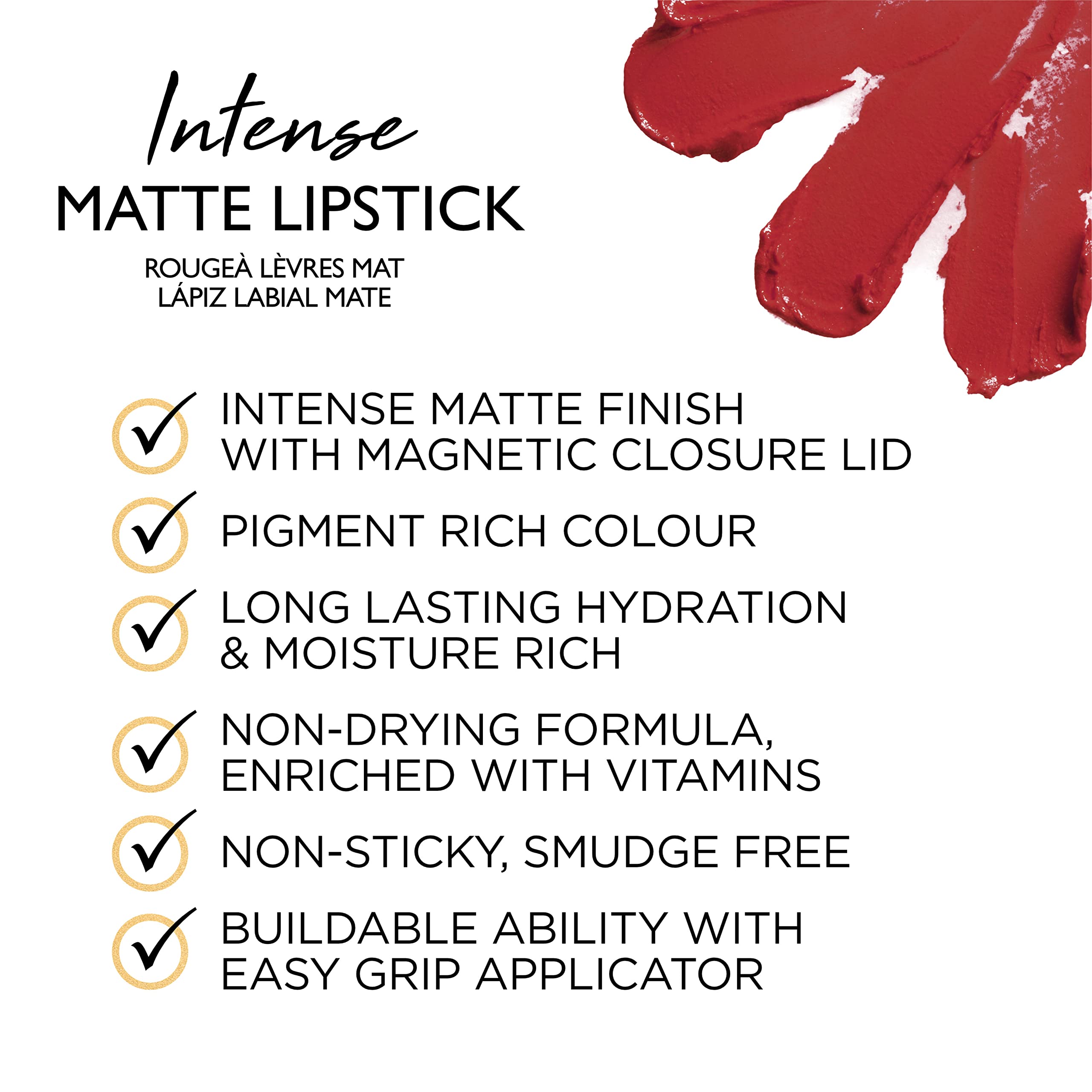 Summit.g Intense Purple Red long lasting lipstick Hydrating Formula Moisturizing Lip Stick with Lasting Pigment for Vibrant Lip Color - Image 4