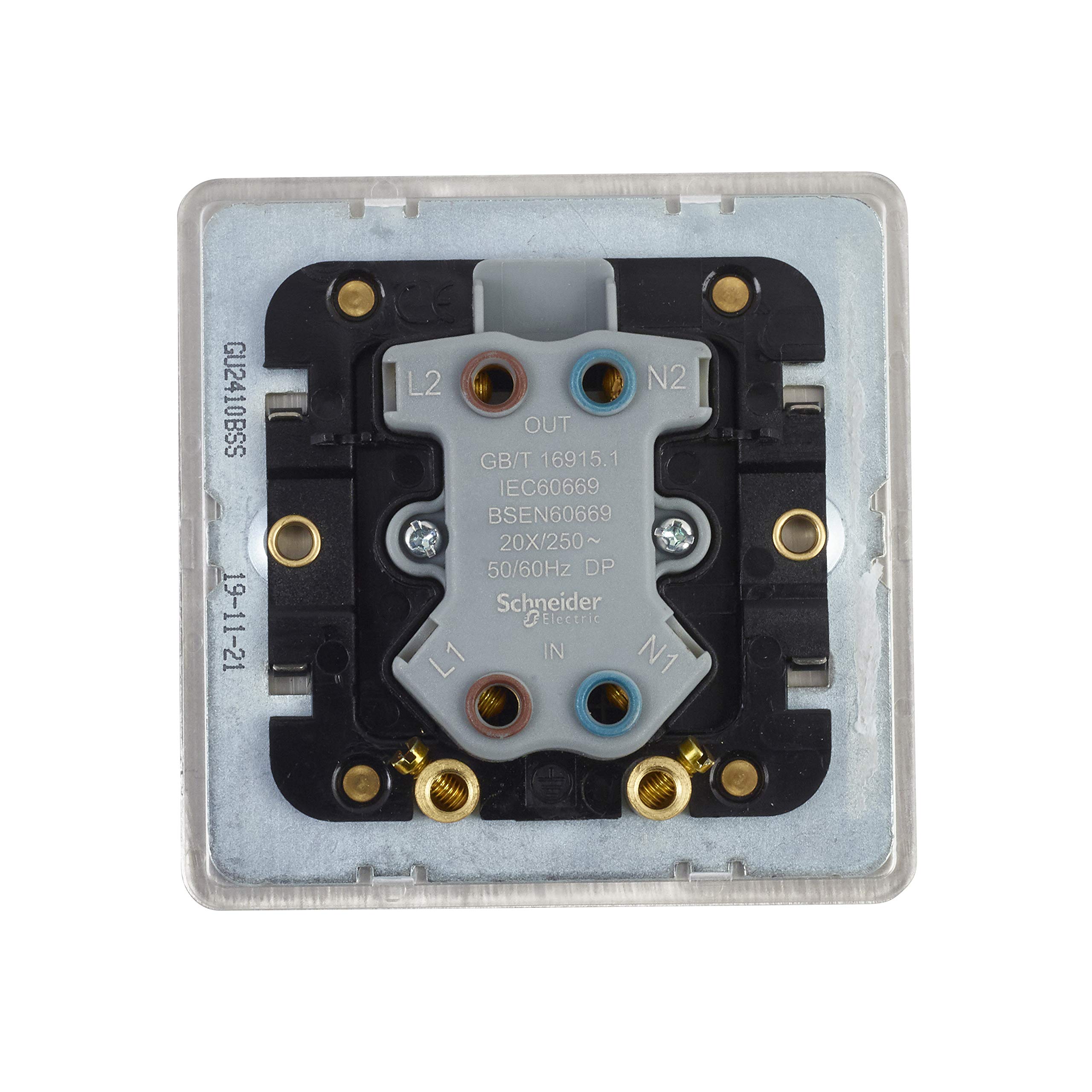 Schneider Electric GU5211WPW - Piastra Piatta Con Interruttore - Foto 3