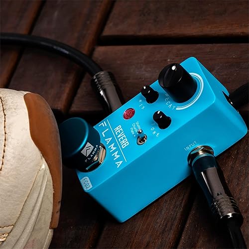 Vista 44 de FLAMMA Pedal de compresor FC21 Pedal de efectos de guitarra eléctrica Efecto de compresión óptica clásica True Bypass