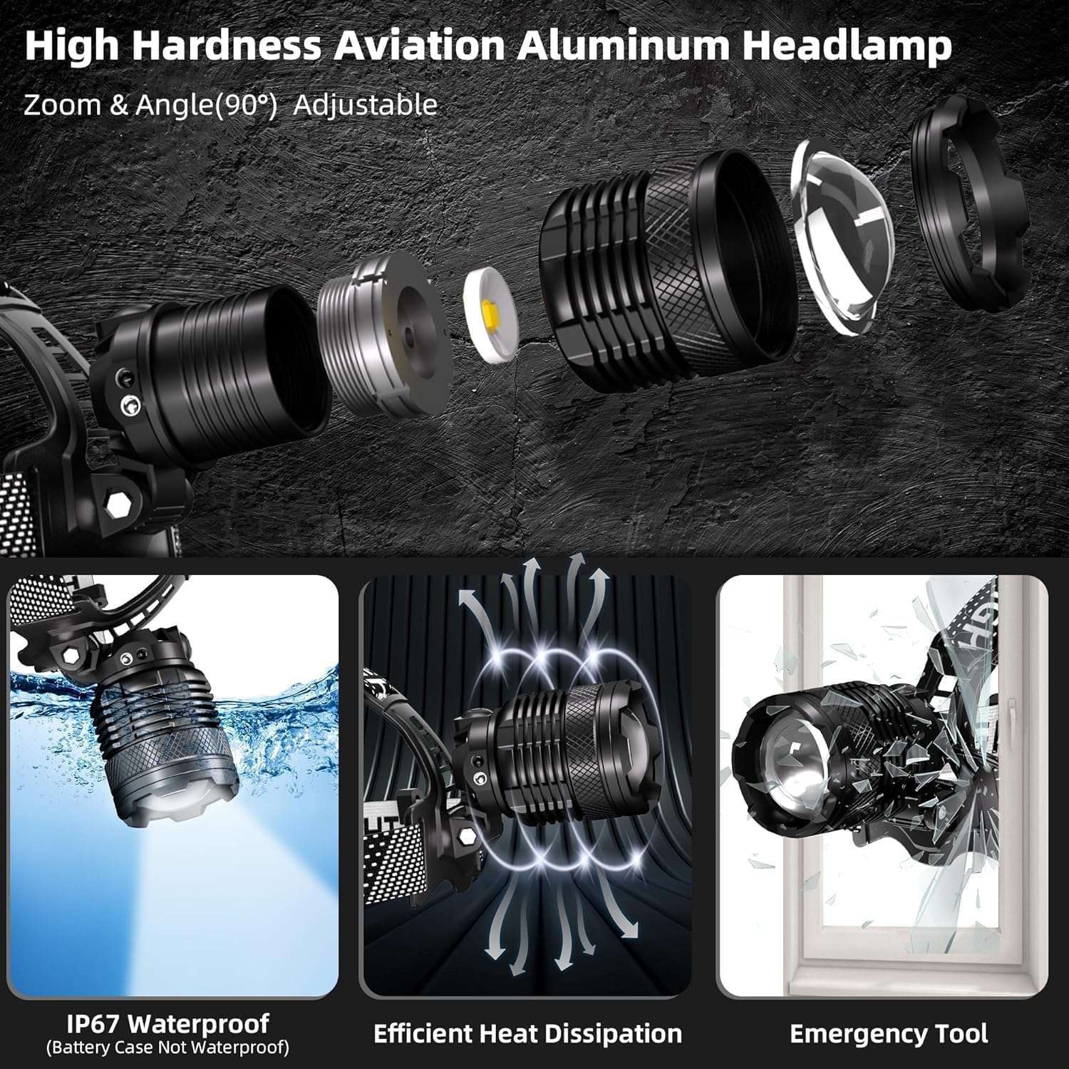 Nitecore - HA13 - Frontale Ultra Compatta Alimentata Da 3x Pile AAA - 350 Lumens E 120 Metri - Torcia A Led - Foto 3