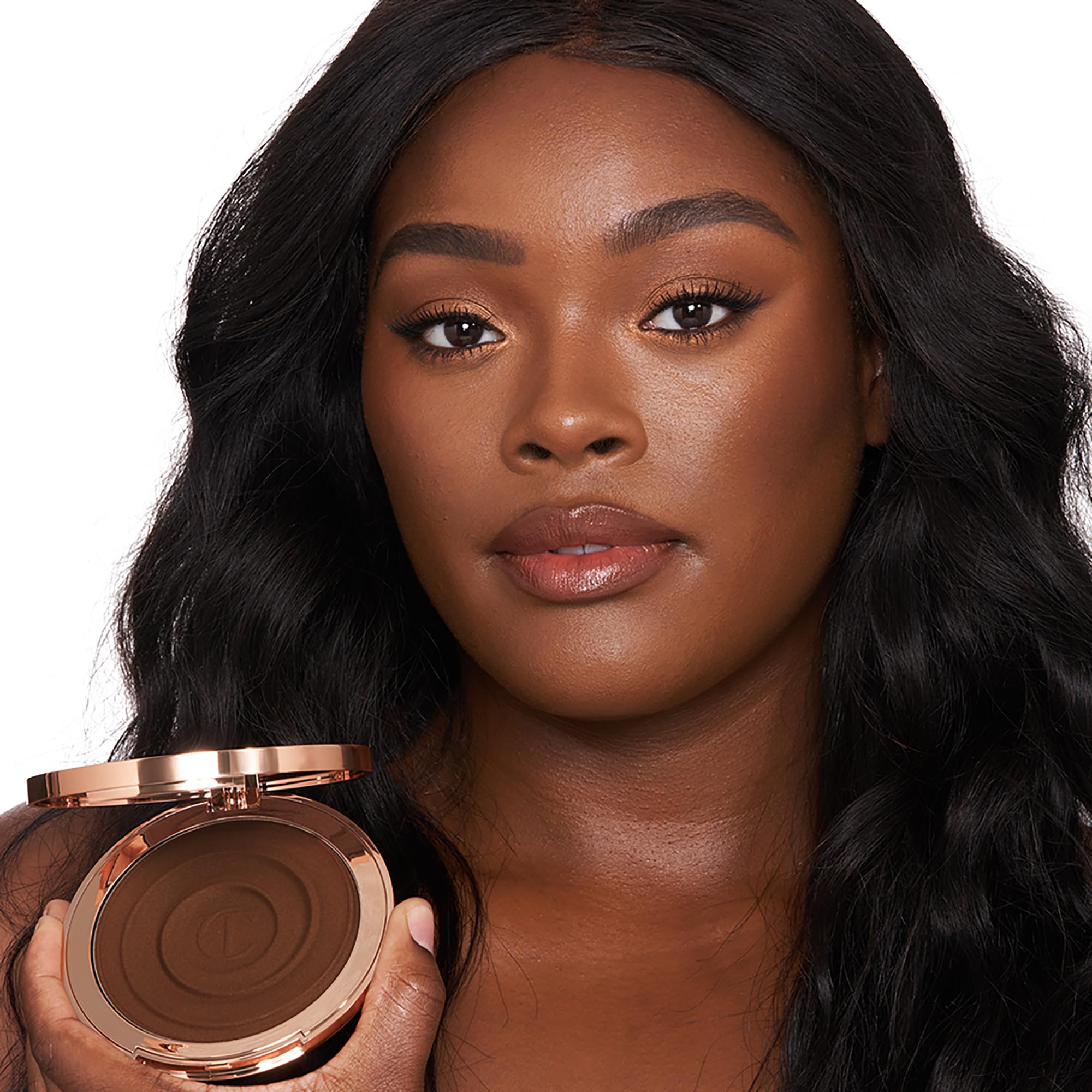 Charlotte Tilbury Beautiful Skin Face Makeup & Body Cream Bronzer - Hydrating Hyaluronic Acid & Pro Vitamin D3 to Blur for a Sun-Kissed Glow - Up to 16Hr Wear, Sweat & Humidity Proof