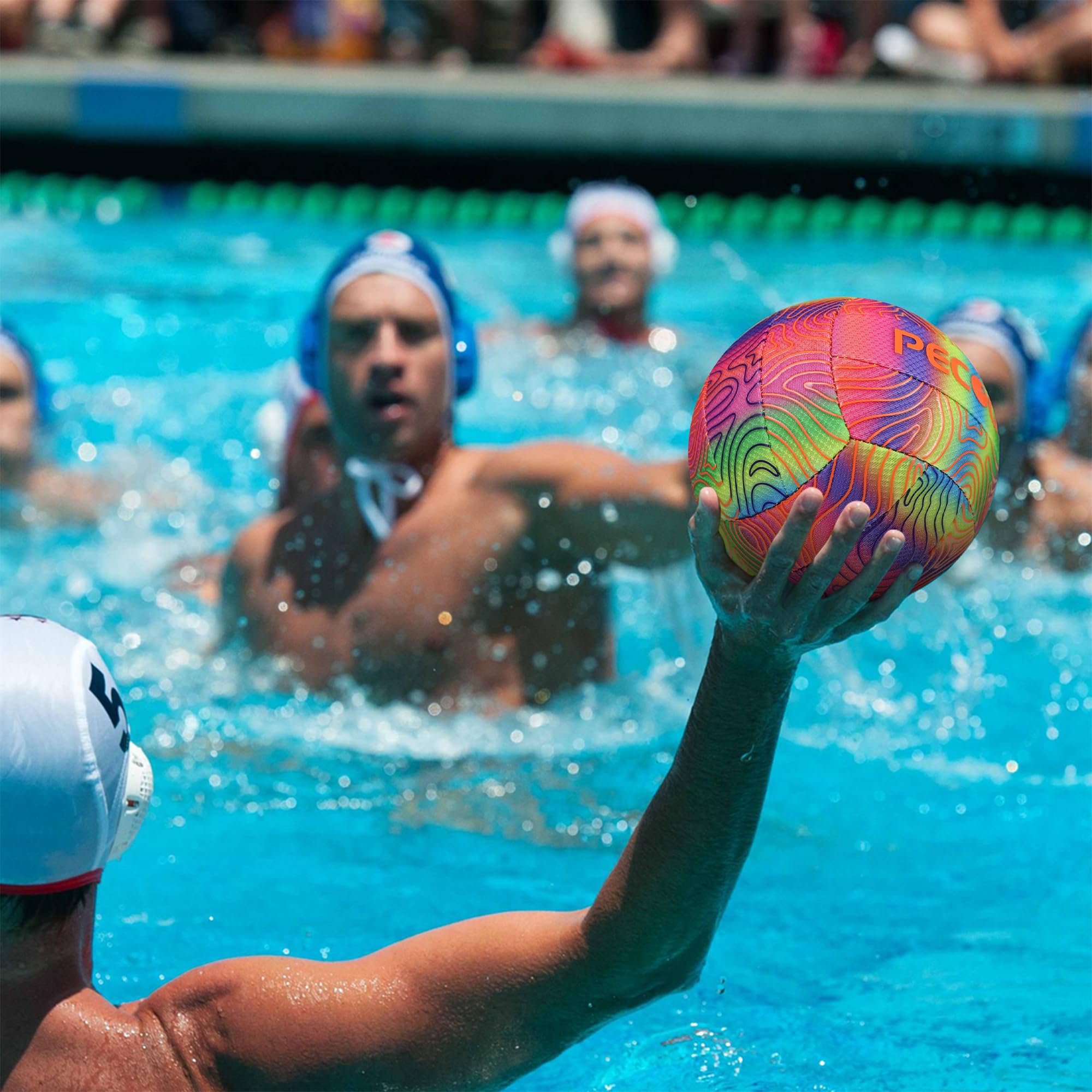 Balón de voleibol impermeable tamaño 5, perfecto para piscina, juegos de interior y exterior, duradero, ligero y fácil de usar para principiantes, adolescentes y adultos (paquete de 2 con bomba