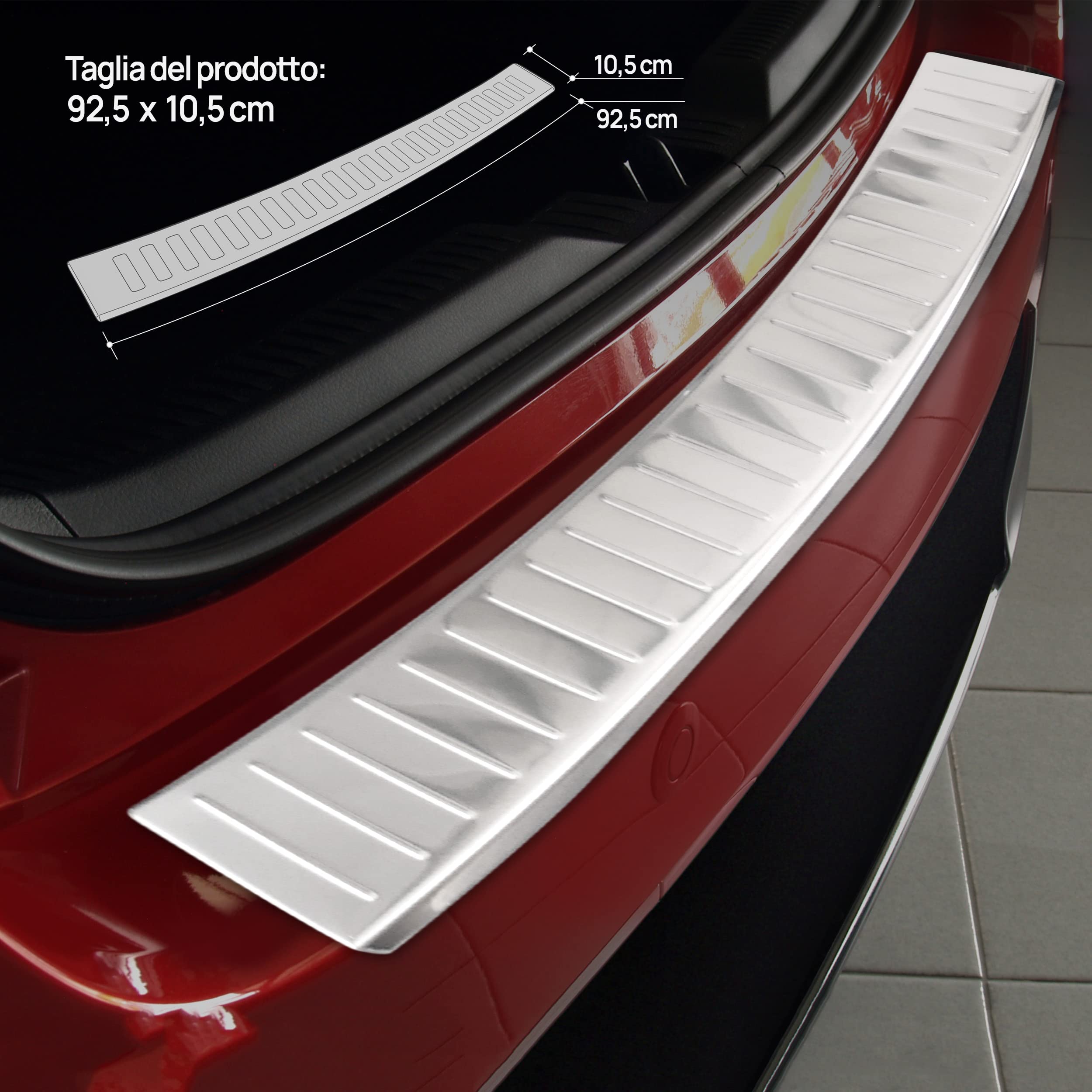 Protezione Paraurti IN Acciaio Inox Adatto A per Toyota Auris Touring