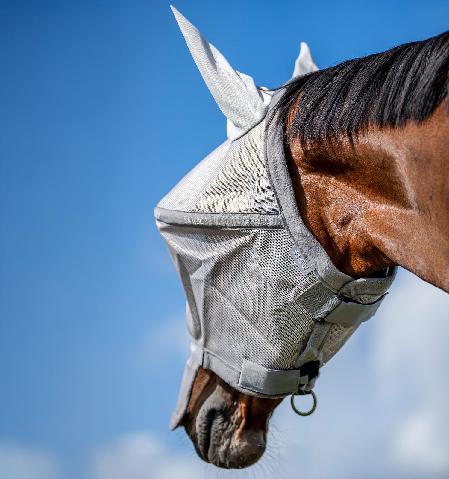 Masque anti-mouches Horseware Rambo Plus en bon état taille cheval - Accessoires animaux