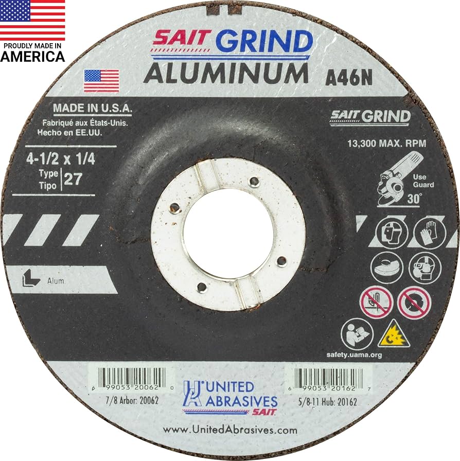Amazon.com: United Abrasives-SAIT 20062 A46N Aluminum