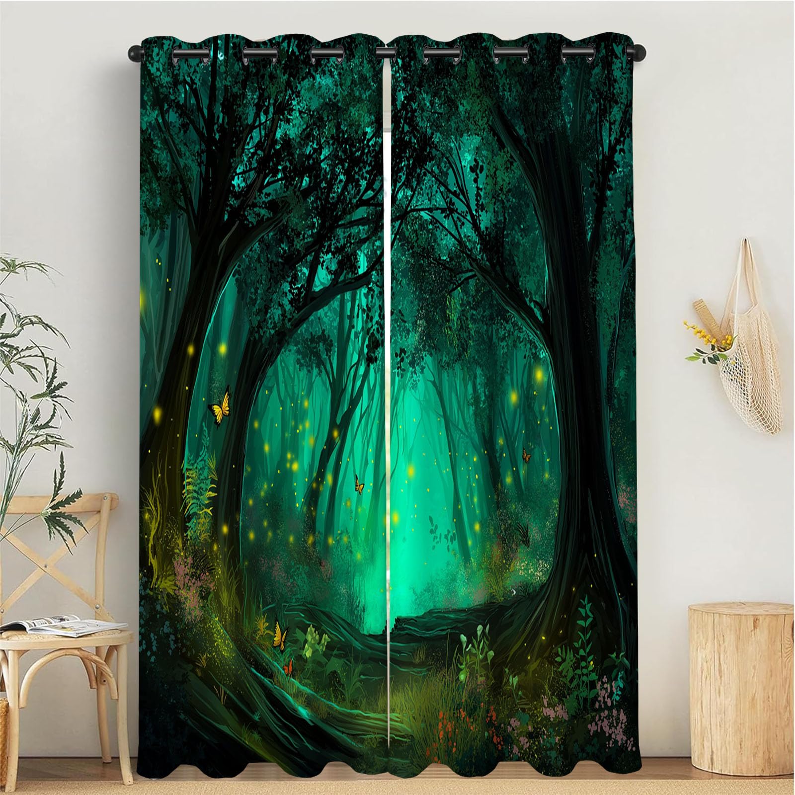 Rideau occultant isolant thermique anti froid fenêtre salon 140x200cm