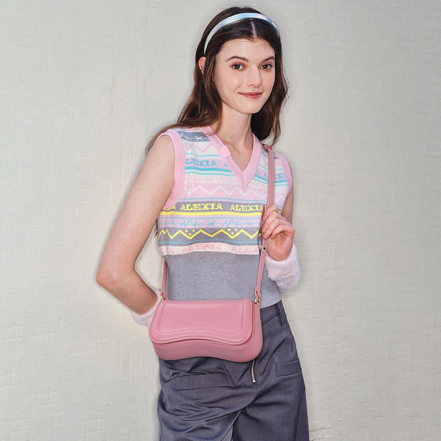 Keyli Shoulder Bag for women Trendy Crossbody Purse Waterproof Leather Small Handbags Clutch Tote Designer Bags | Small, Trendy, Waterproof, Leather, Designer Bags, Small - Image 3