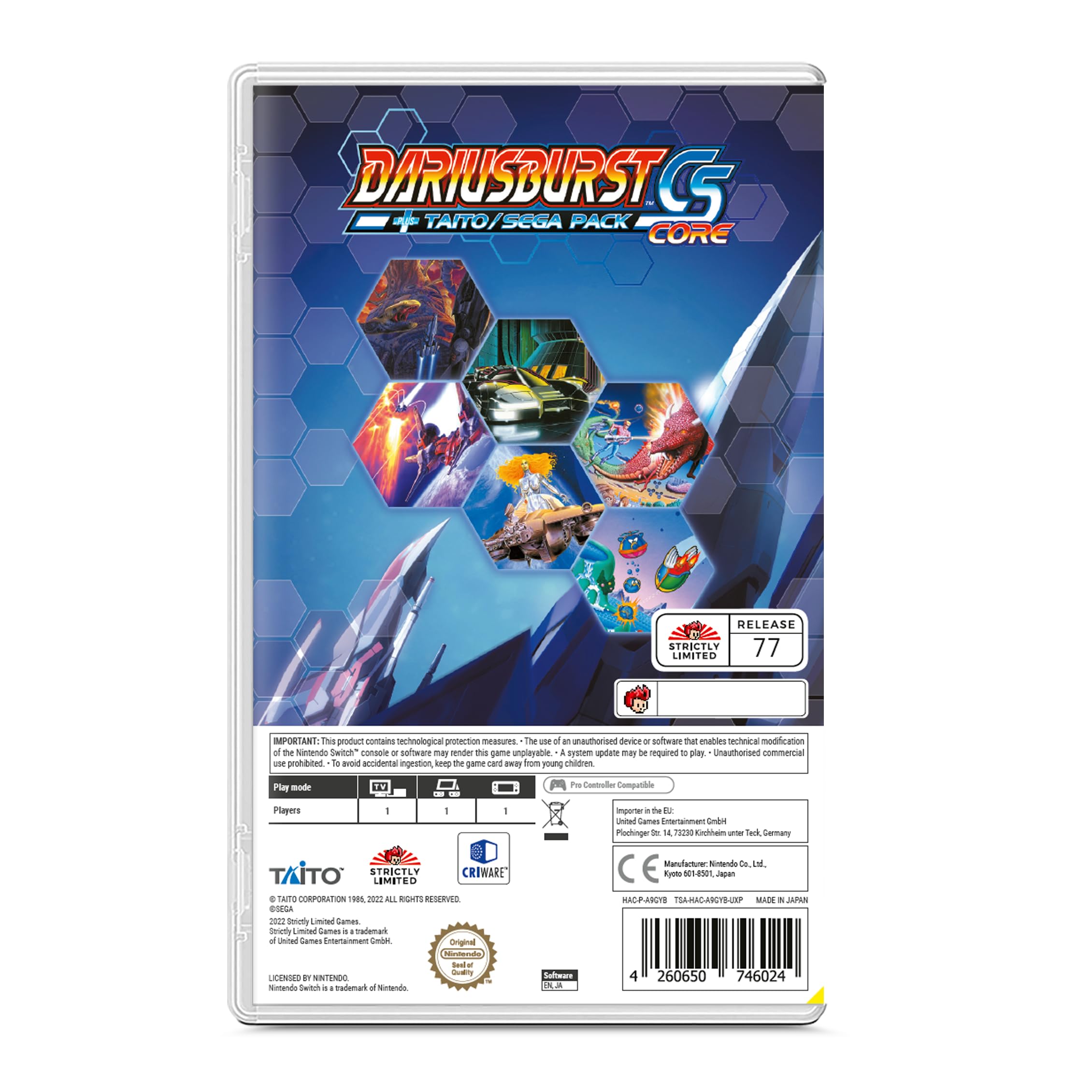 DARIUSBURST CS CORE + TAITO/SEGA Pack - Collector's Edition