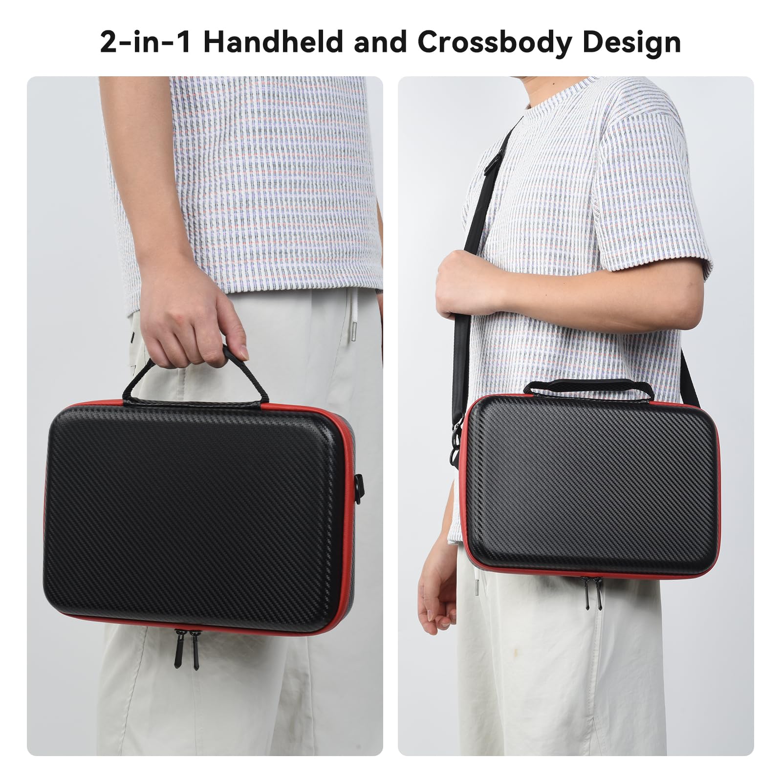 UTEBIT Borsa per valigie Insta360 X5, borsa a tracolla impermeabile portatile con tracolla, custodia a prova di caduta per accessori Insta 360 X5