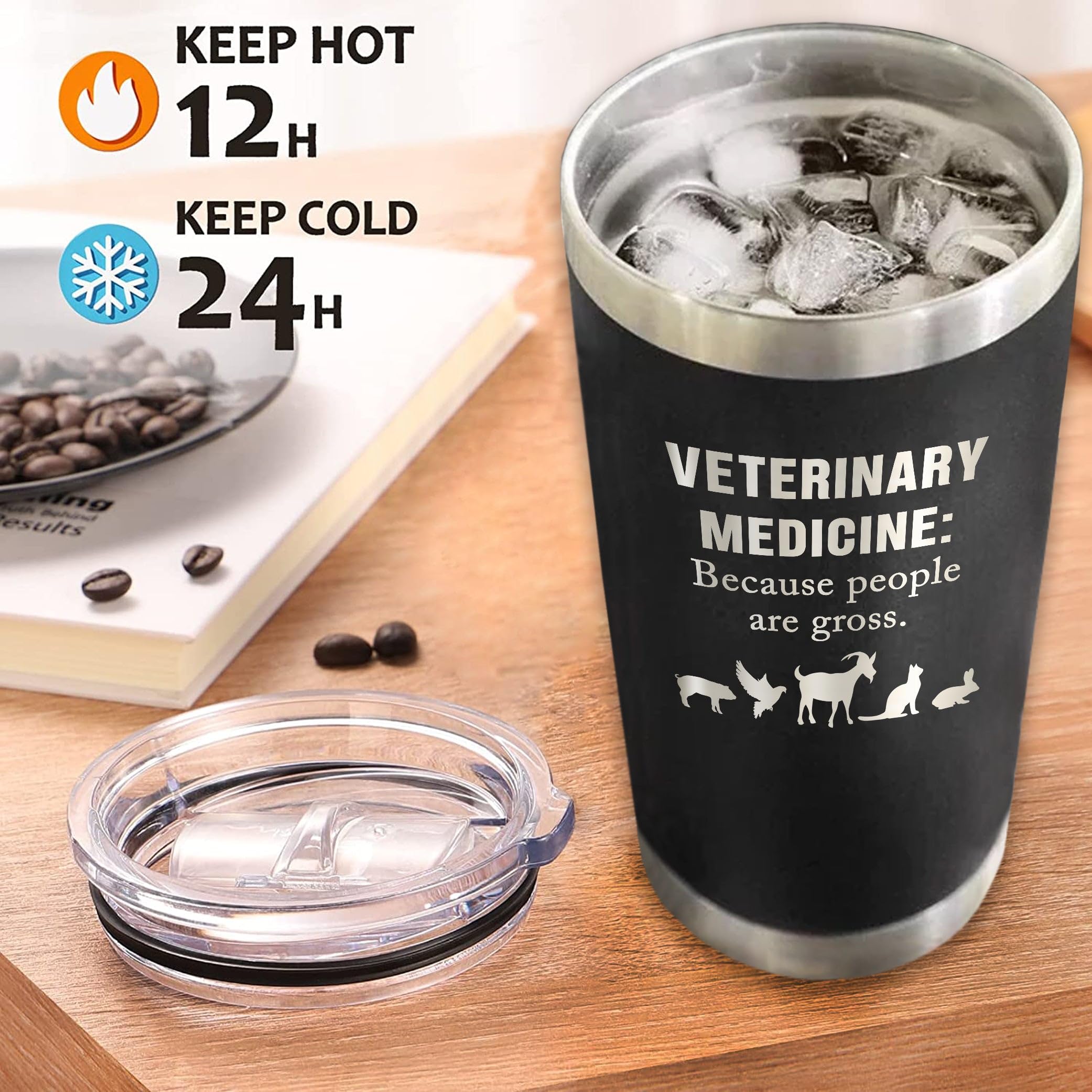 Amazon.com | Veterinary Medicine Because People Are Gross Engraved