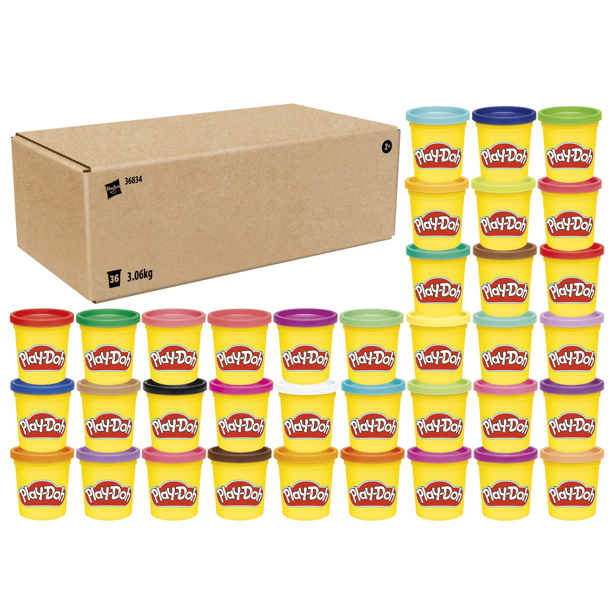 Amazon.com: Play-Doh 36 Pack of Modeling Compound, Bulk Mega Pack