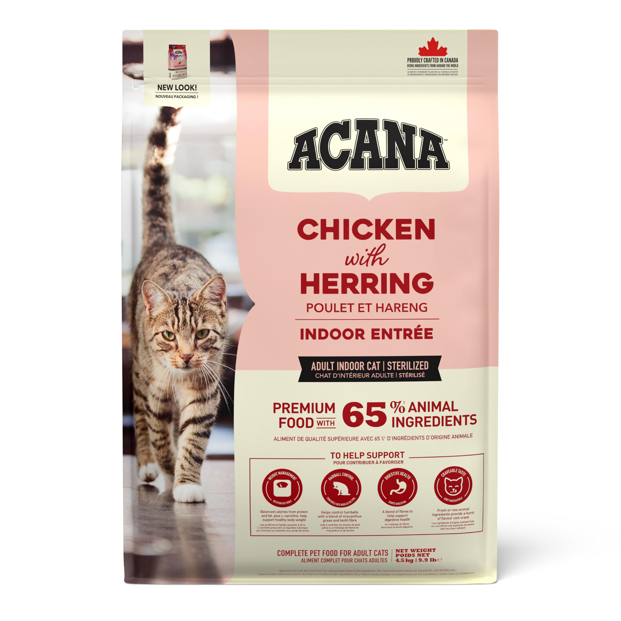 ACANA INDOOR ENTRÉE CAT DRY FOOD 4.5KG
