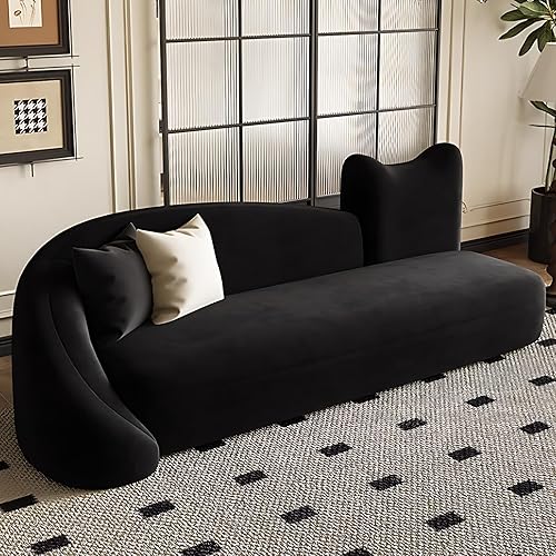 Curved Couch Sets - Simple Sectional Couches with Coffee Table,