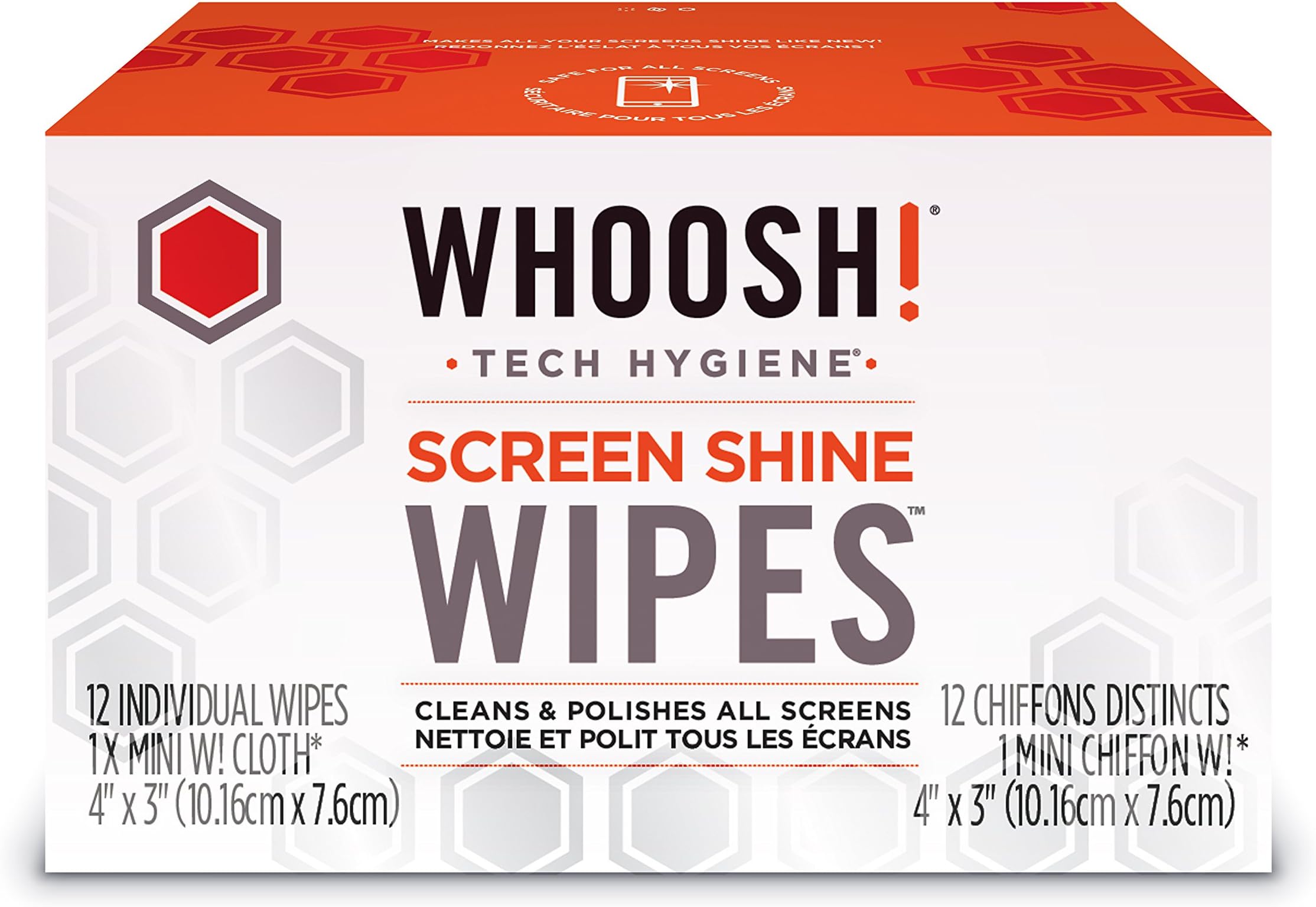 Screen Shine Wipes 12 Pack