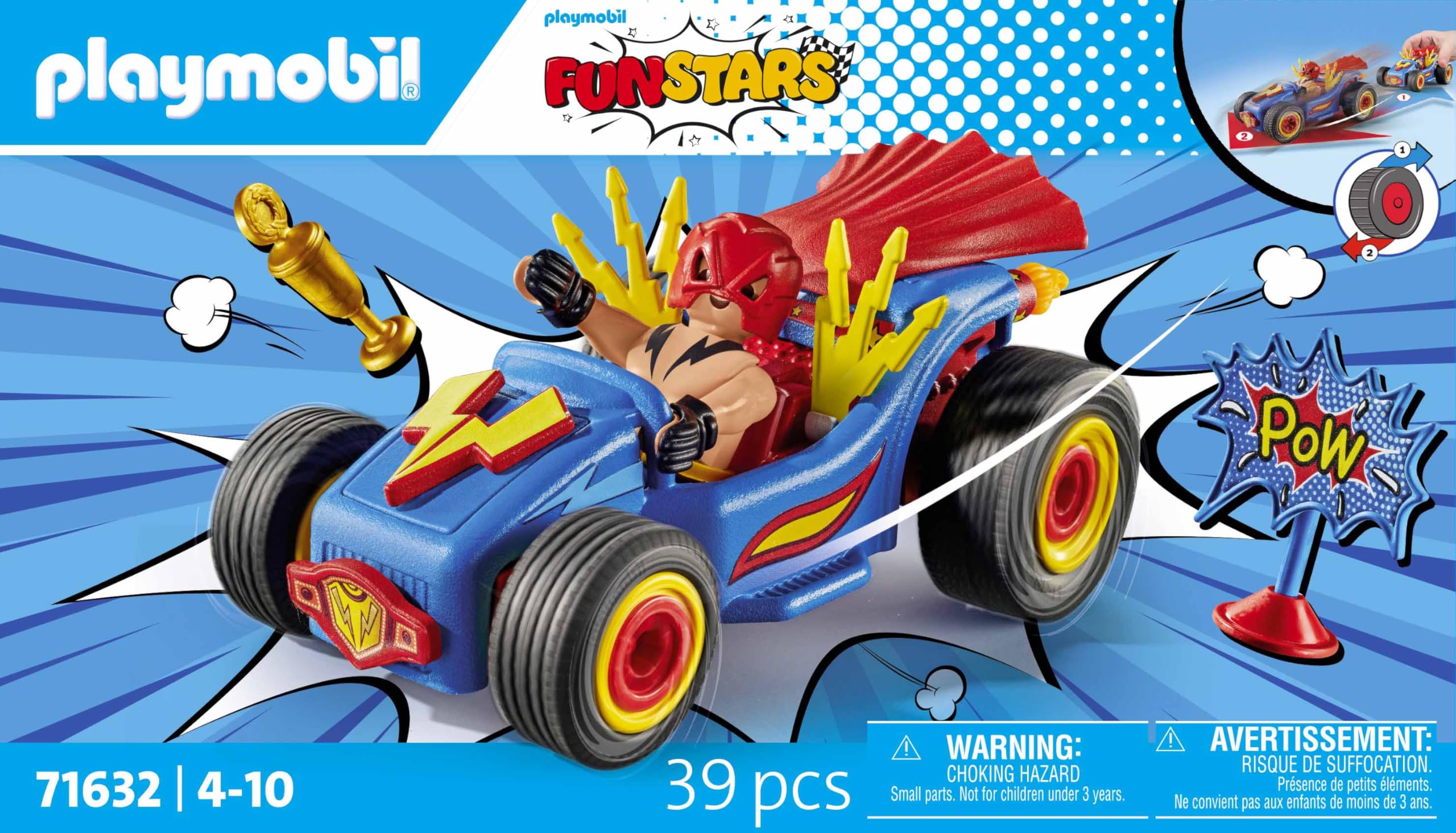 Playmobil Racing Wrestler, Multicolor, Piccolo - Image 4