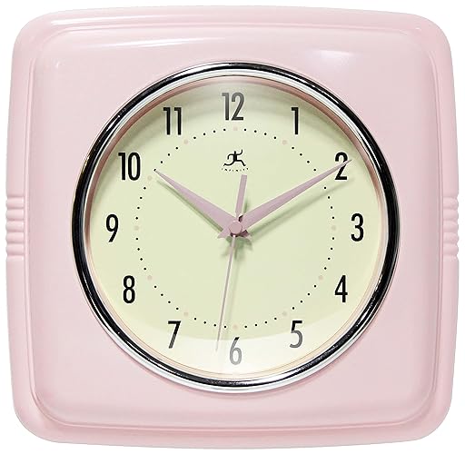 Retro Clock - Pink