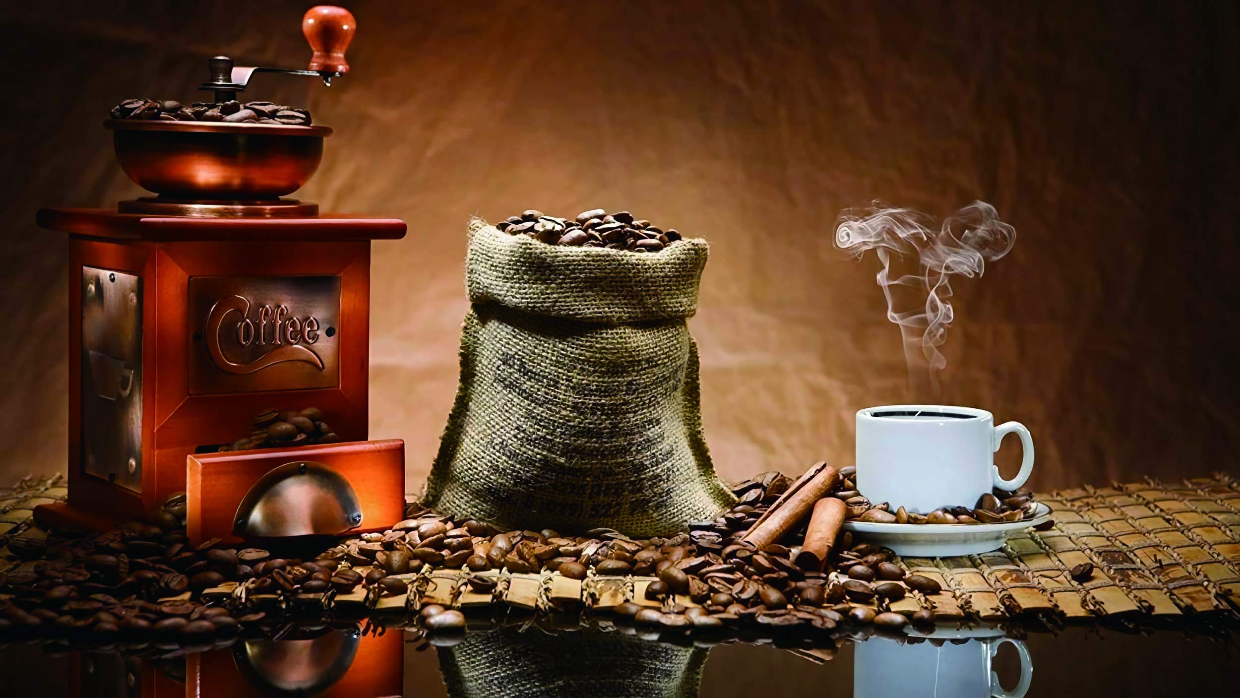 Papery Toy Adults Children Classic Puzzle 2000 Pieces Puzzle Coffee Beans and Coffee Machine 100x70CM