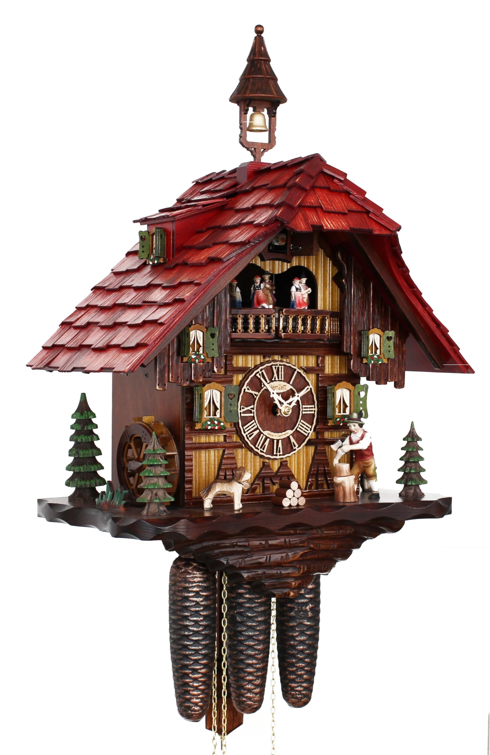 HerrZeit by Adolf Herr Cuckoo Clock - The Busy Woodchopper