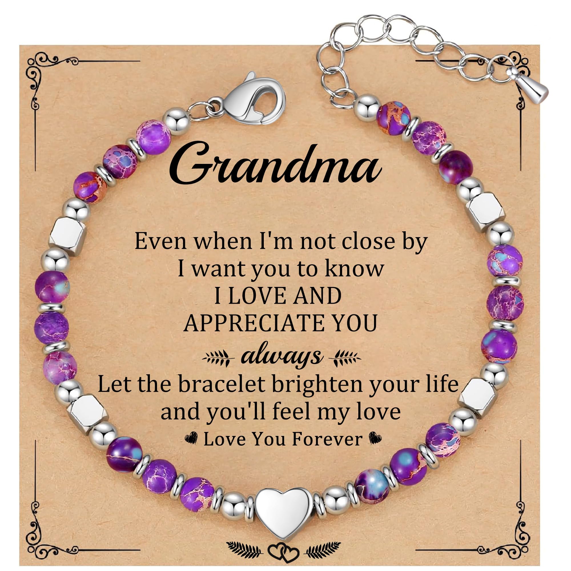 Best Friend Bracelet Gifts for Women Sister Bestie, Christmas Gift for Teens Mom Daughter Granddaughter Birthday Gift for Her Stocking Stuffers