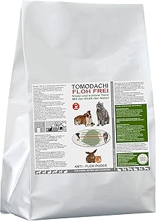 Flohmittel Kieselgur für Hunde, Kieselerde gegen Ungeziefer, AntiFloh Puder, Biozid hochwirksam gegen die Flöhe, ohne chem...