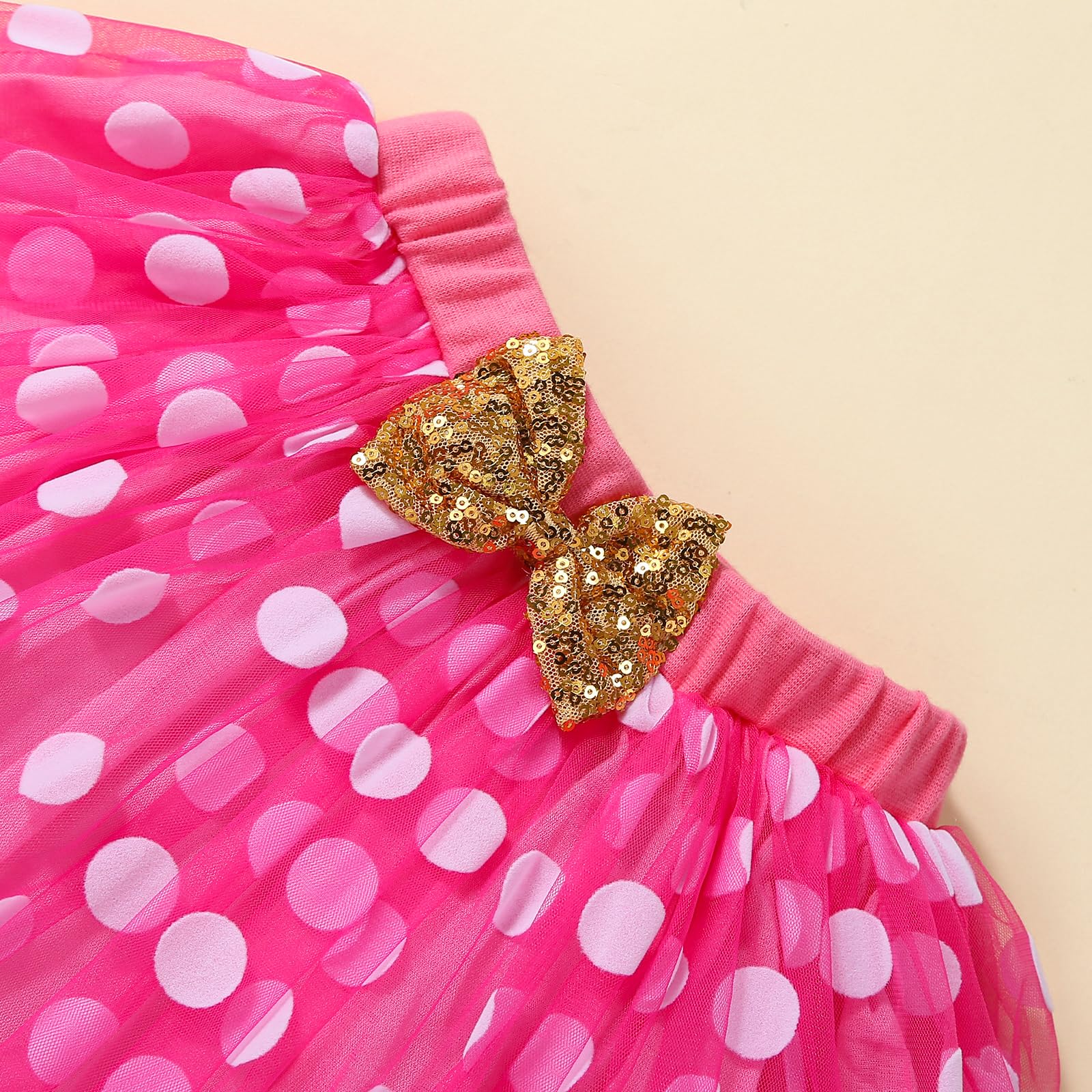 Traje de princesa de cumpleaños para niñas pequeñas, chaleco sin mangas, falda tutú de malla con lunares