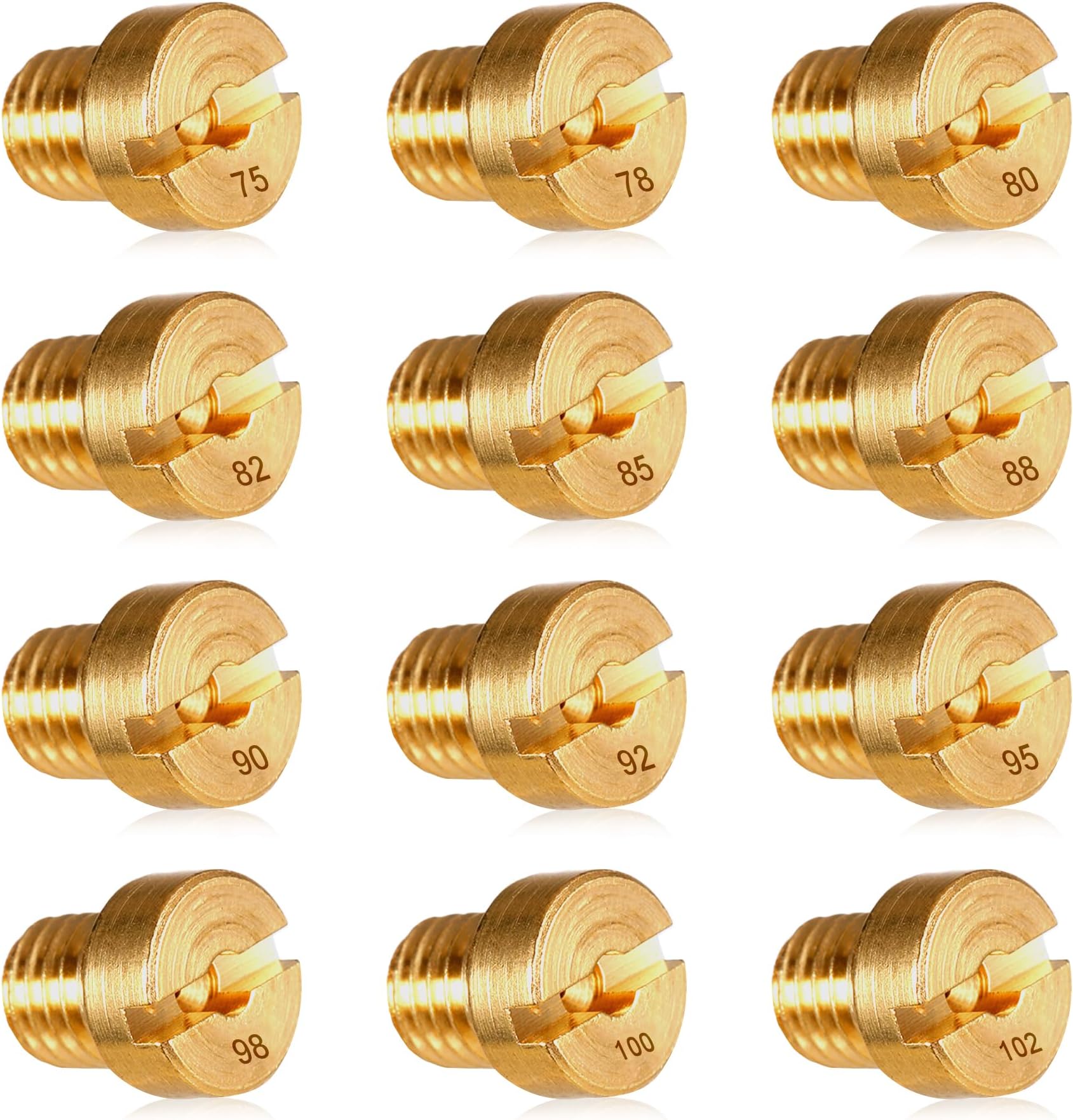 25-teiliges Vergaser Düsenset 55-115 - Hauptdüsen Für Dellorto PHBG SHA SHB Motorrad Roller | M5 Gewinde