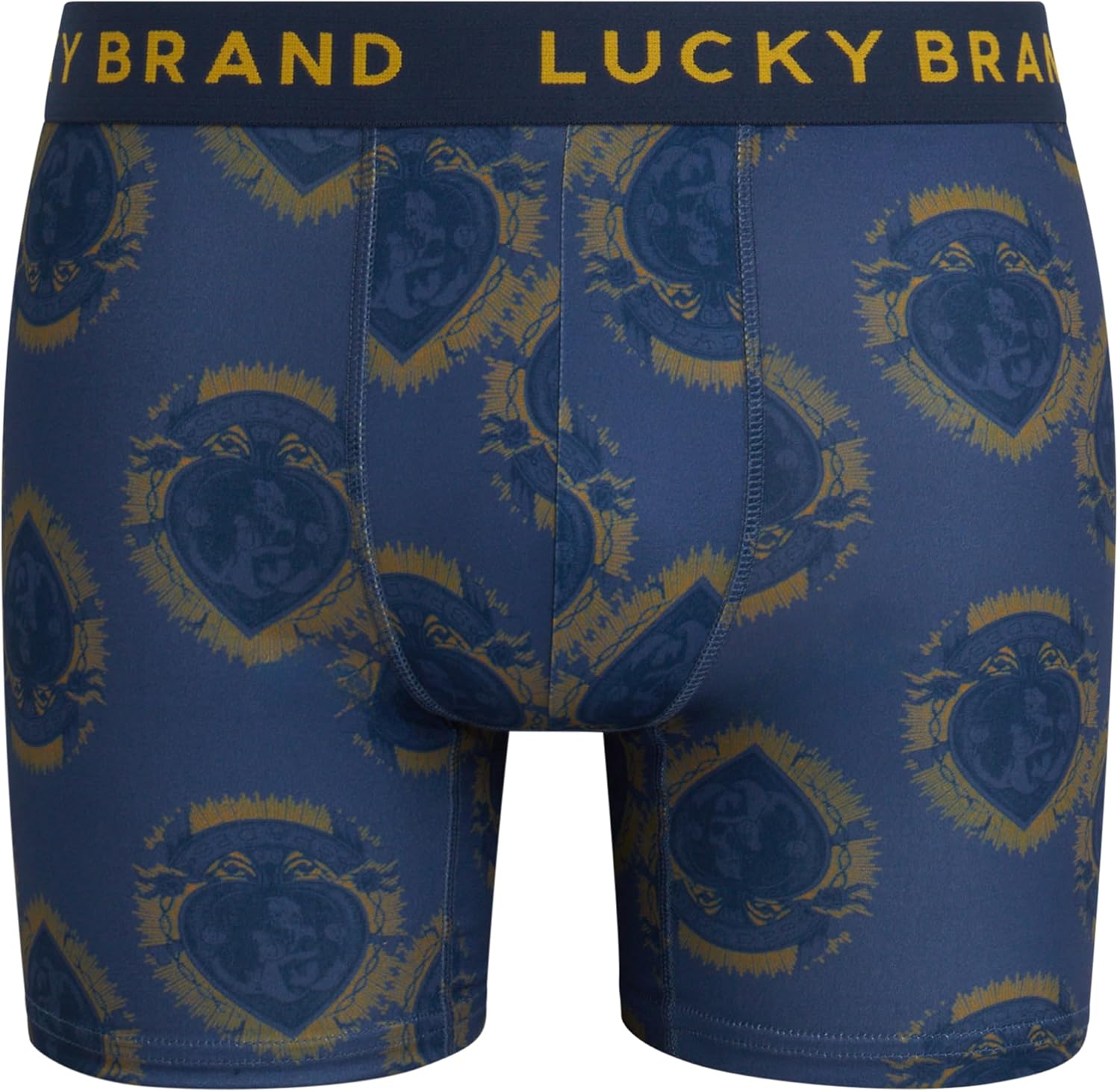 Lucky Brand Mens Boxer Briefs - 6 Pack 6'' Inseam Super Soft Stretch Mens Underwear Boxer Briefs with No Fly Pouch Boxers - Image 4