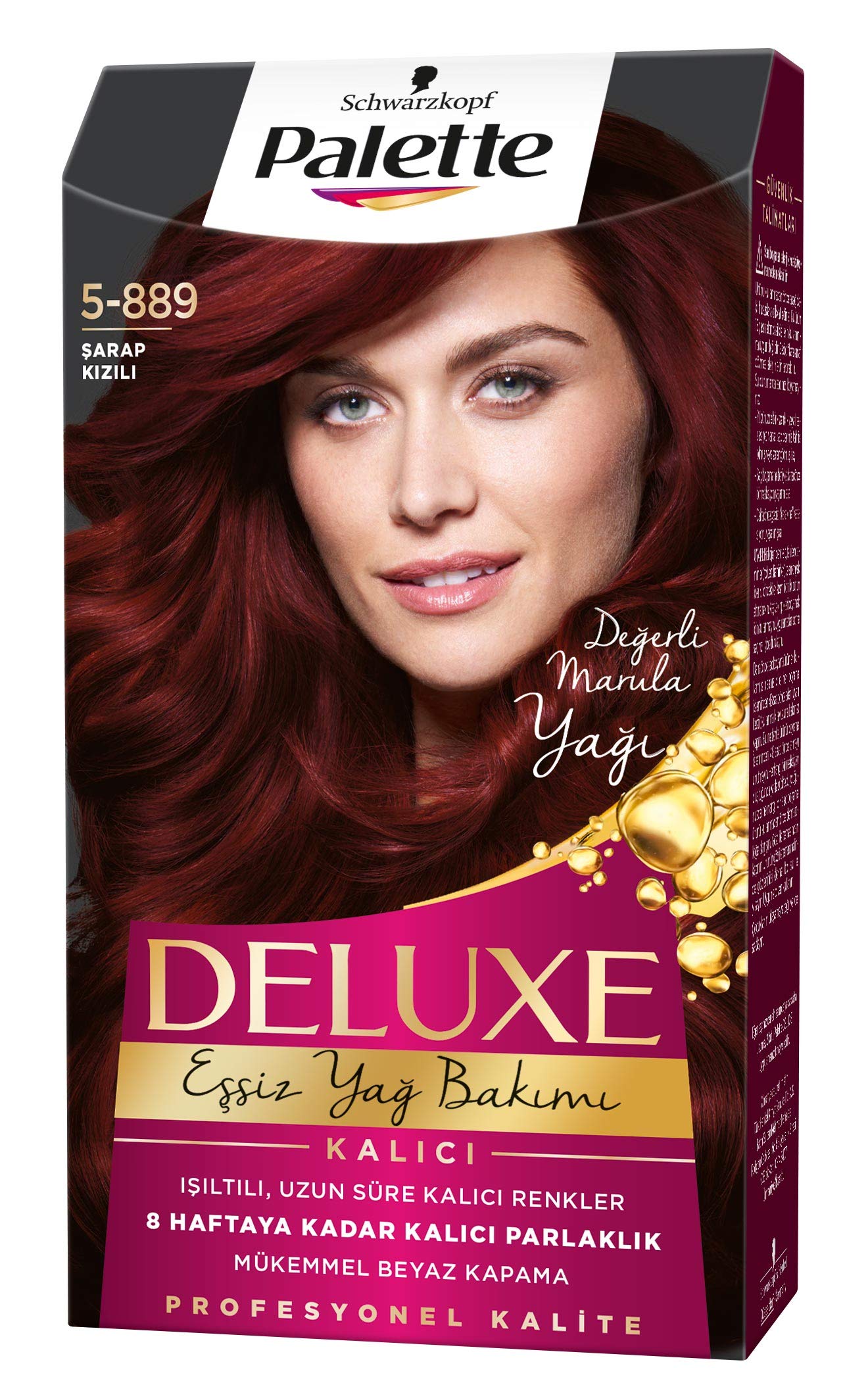 Palette Deluxe 5-889 Şarap Kızılı Saç Boyası